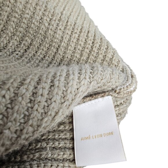 Aime Leon Dore Mens Washed Knit Long Sleeve Sweater, Cotton,Quiet Luxury, Size L - Picture 6 of 10